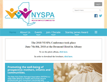 Tablet Screenshot of nysperinatal.org